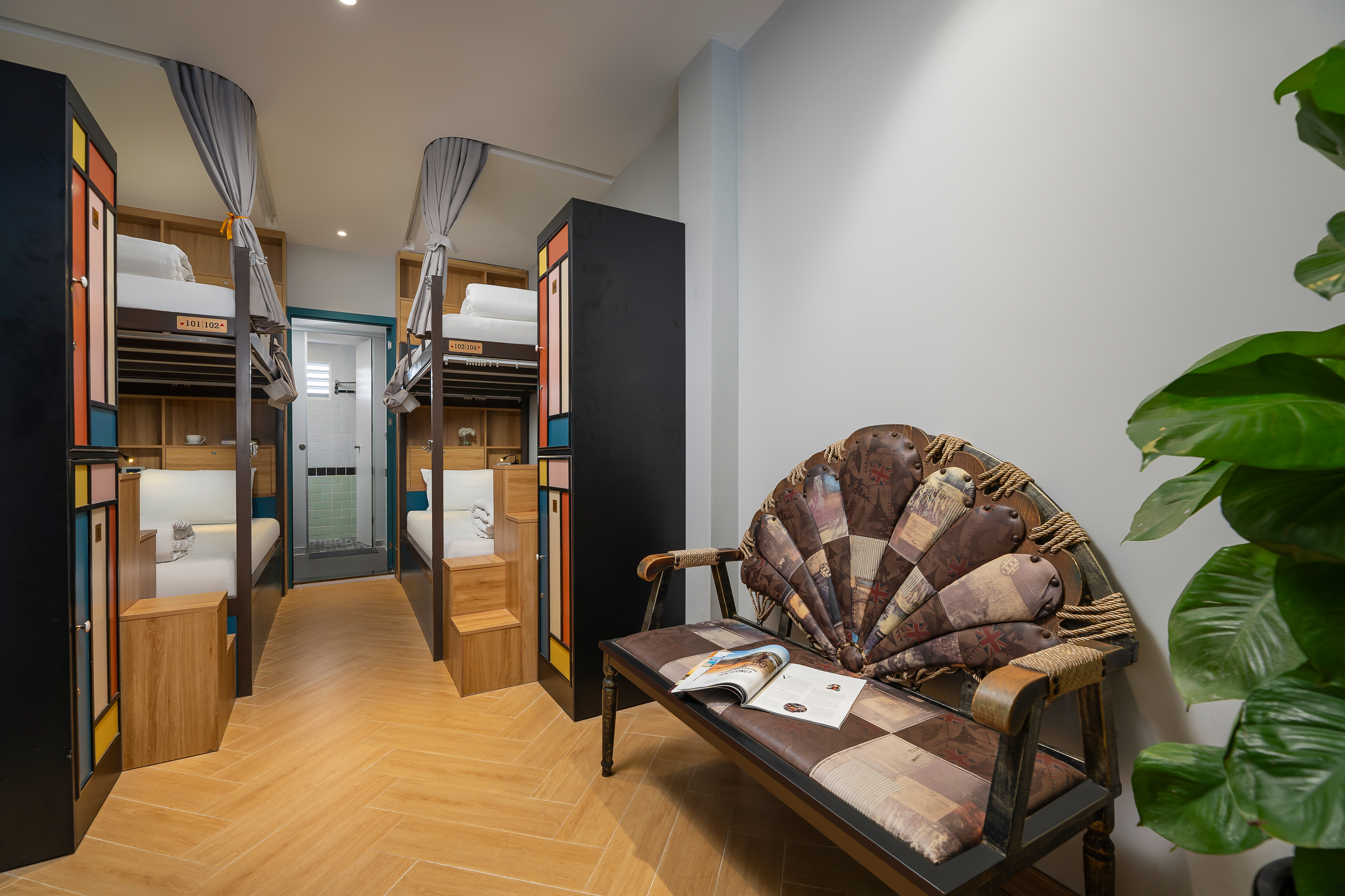 Bed in 6-Bed Female Dormitory Room